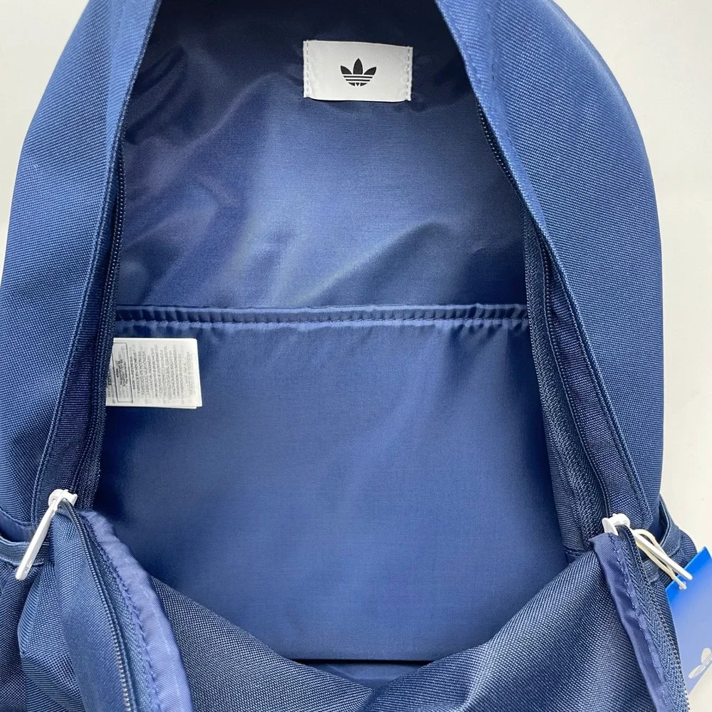 Adidas Originals CL Backpack Night Indigo Blue Trefoil Logo KQ6391 School NEW